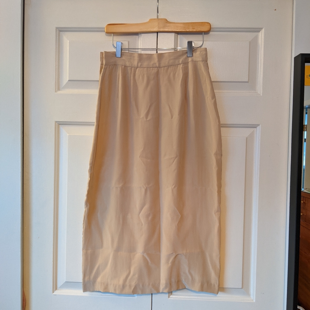 100% silk wrap skirt